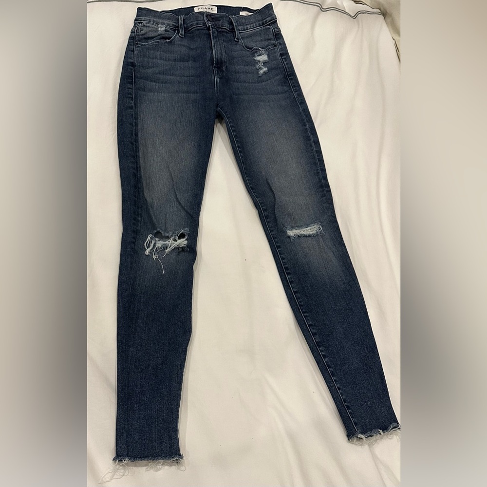 Size 26 Frame denim “Le High Skinny”